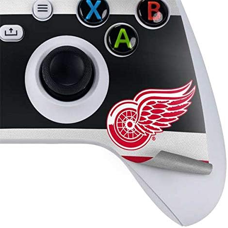 Skinit Decal Gaming Skin Compatible with Xbox Series S Controller - Officially Licensed NHL Detroit Red Wings Jersey Design