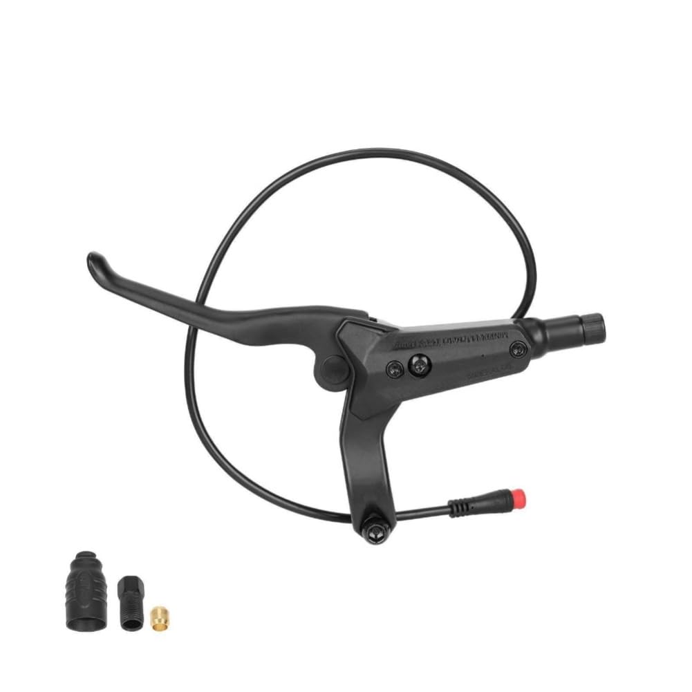 Kit de frein à disque à quatre pistons avec leviers Y5, 1350 mm + 2200 mm, conduites de frein pour scooter électrique pour adultes, avant gauche et arrière droit, noir doré (gauche + droite)