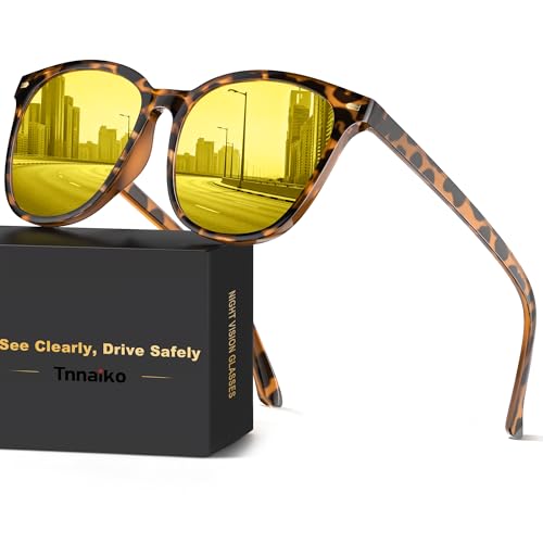 Night Driving Polarized Glasses with Yellow Lens