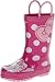 Western Chief Kids Girls' Waterproof Easy-On Character Rain Boot , Hello Kitty Cutie, 10 M US Toddler