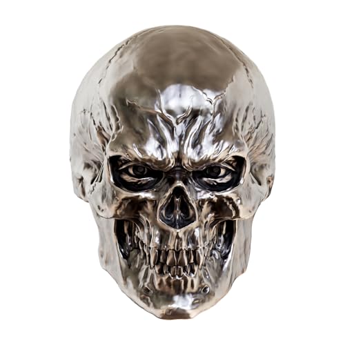 Men's 925 Sterling Silver Red Skull Biker Punk Ring ZSJ344 (US Size 7-16)2
