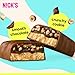 Nick's Protein Bars Crispy Cookie Chocolate, High Protein, Low Calories, Low Carb, Keto Friendly Snacks No Added Sugar (Multipack 12 bars x 50g), Crispy Cookie flavor