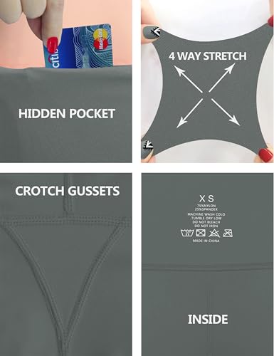 Image of BUBBLELIME 29 inch /31 inch /33 inch /35 inch /37 inch 3 Styles Women's High Waist Bootcut Yoga Pants Basic /Side Pockets Tummy Control Workout Flared