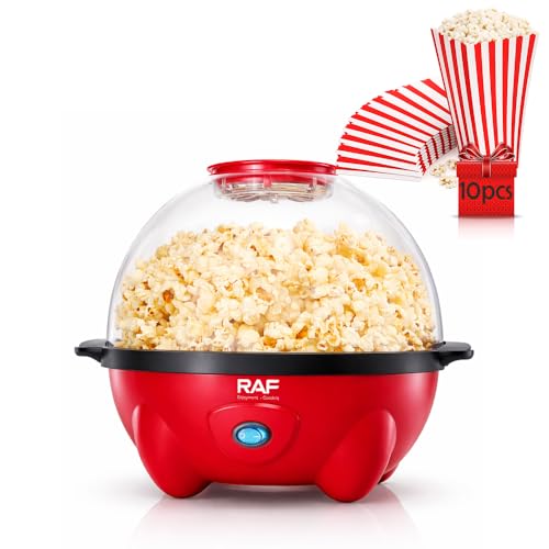 Hot Air Popcorn Maker 700W, 4.275L Large…