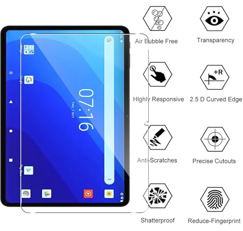 Murmure 2 pack protector pantalla para tablet Onn 10.1" miniatura 2