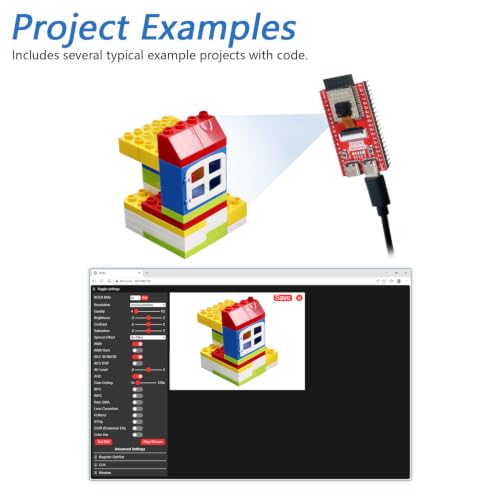 Image of Freenove ESP32 ESP32-S3 Camera Board Kit (16 MB Flash) with 1GB Card