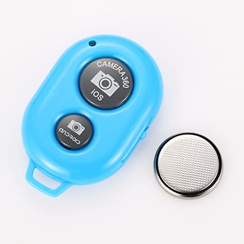 yuchurey ワイヤレス Bluetooth スマートフォン用カメラシャッターリモートコントロール 自撮りシャッター iPhone iPad Android対応 リモコンシャッター 無線 スマホ 自撮り棒 (white)