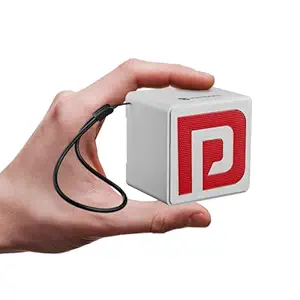 Portronics Nugget 3W Mini Pocket Bluetooth Speaker with Upto 4 Hours Playtime, HD Sound, Bluetooth 5.4V, Mini Speaker, Strong Lanyard, Light Weight, Type C Fast Charging(White)