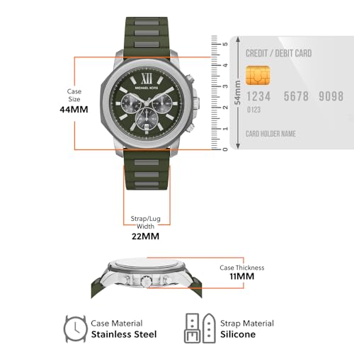 Image of Michael Kors Prescott Green Watch MK9263