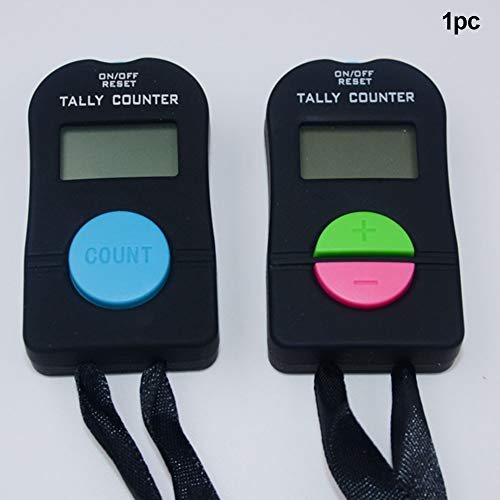 Add Subtract Counter,Electronic Add Subtract,Digital Hand Tally Counter,Electronic Manual Clicker Add/Subtract Model for Golf Sports,Black