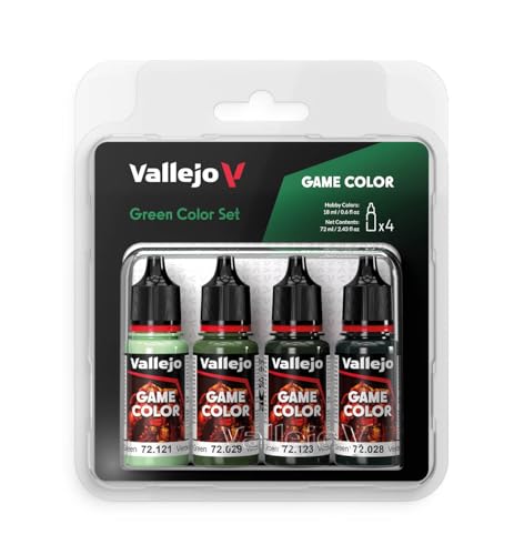 Vallejo AV Game Color Set - Green Colors (x4)