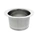 Essential Values Kitchen Extended Sink Flange, Deep Polished Stainless Steel Flange for Insinkerator Garbage Disposals and Other Disposers That Use A 3 Bolt Mount and A Thicker Sink