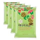 SAMLIP Pastelito dulce al estilo coreano, con sabor a té verde - 1 x 200 g (Paquete de 4)