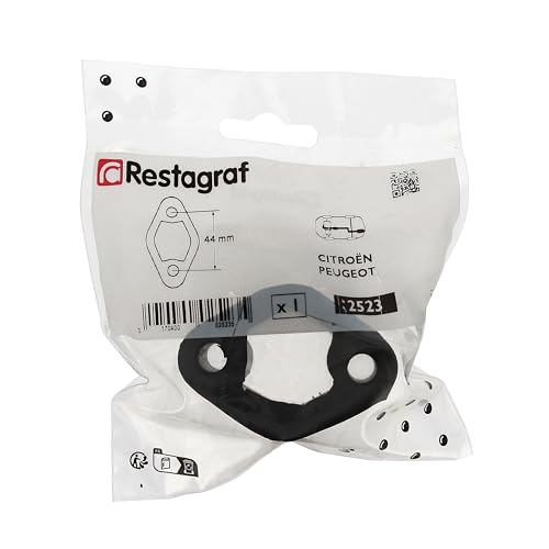 Restagraf - Silent Bloc d'Échappement - Longueur 63 mm - Support Antivibratoire pour Ligne ou Pot - Compatible avec Citroën, Peugeot (Certains Véhicules) -...