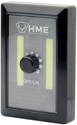 HME Green Cob Led Wall Switch with Dimmer Control Tactical Flashlights |Perfect for Blinds & Hunting Cabins | Max Lumen: 200