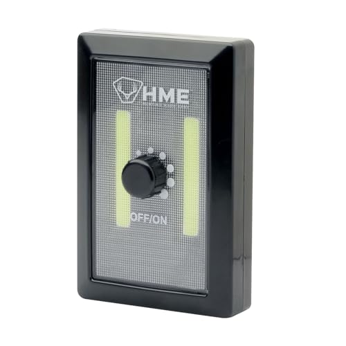 HME Green Cob Led Wall Switch with Dimmer Control Tactical Flashlights |Perfect for Blinds & Hunting Cabins | Max Lumen: 200