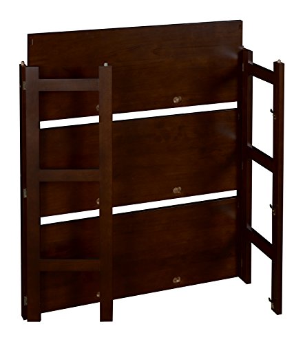 Regency Flip Flop 34-Inch High Folding Bookcase- Mocha Walnut #TOP2