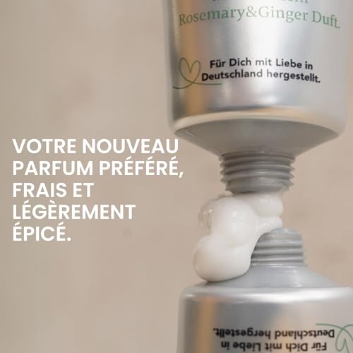 Crème pour les mains Jean & Len au romarin et gingembre hydratante lot de 6 x 75 ml