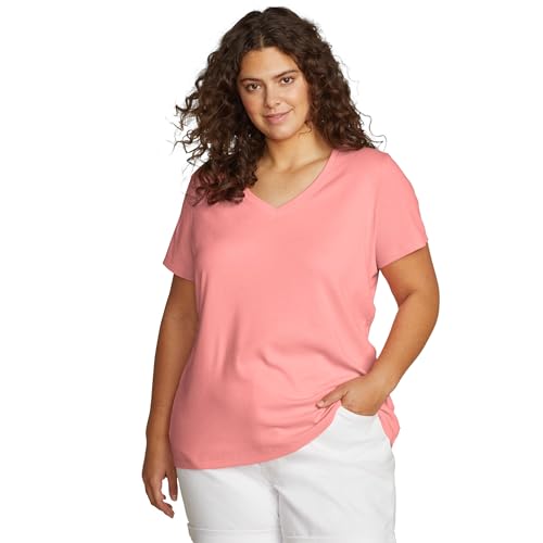 T-shirt Eddie Bauer femme à manches courtes en maille premium durable