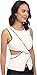 BCBGMAXAZRIA Women's Arianah Cutout Peplum Top