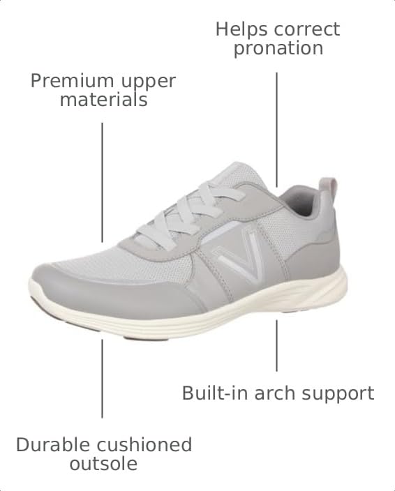 Image of Vionic Women's Walking Shoes Shay II- Active Lace-Up Walking Sneakers Sizes 5-13