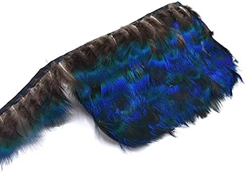 10Meters Natural Peacock Feathers Trims Fringe DIY Wedding Party Feathers for Crafts Plume Clothing Home Decoration Accessories - 10 Meters - Zamihalaa