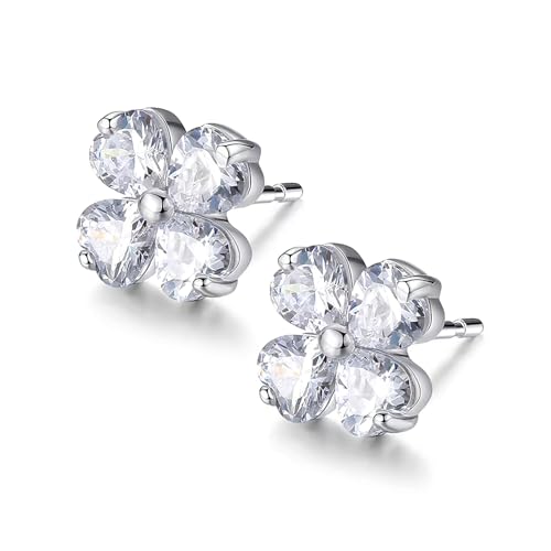 ピアス レディース 人気 四つ葉 クローバー シルバー 幸運 高級 ピアス 925 金属 アレルギー対応 可愛い 記念日 誕生日 プレゼント