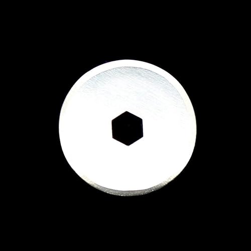 Miniatura 7 de AUTOTOOLHOME Cuchillas de corte rotativas de 0.709 in, paquete de 10 cuchillas rotativas de repuesto, tela de corte, acolchado, álbum de recortes,