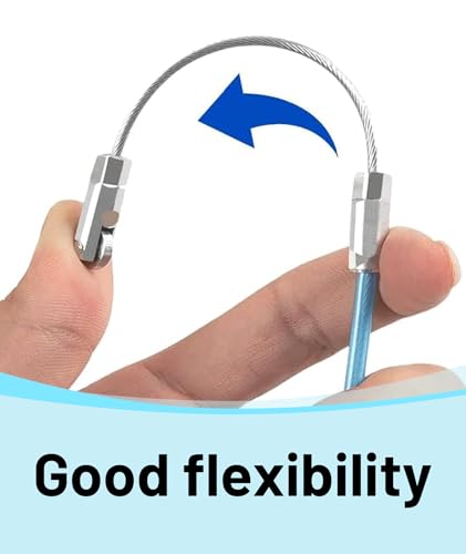 Image of 15M Wiring Spring, Blue Wire Puller for Electrician, Professional Wire Lead Threading Device Tool for Easy Cable Installation