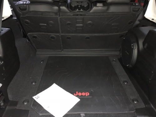 Jeep 82215185AC - 2018 Wrangler Cargo Mat - Leather Trim ONLY! - Does NOT Include Gap Hider