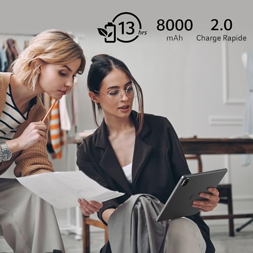 Acer Iconia Tab P11, Tablette Tactil 11'' 2K WUXGA IPS avec Portfolio Case (MediaTek MT8781, RAM 8 Go, SSD 128 Go, Bluetooth, USB-C, Wi-Fi, MicroSD, Android 14), Tablette Noir Finition Métal