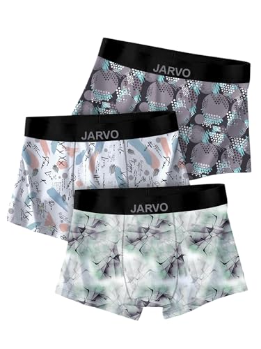 Image of JARVO Men's Nylon Fabric Plain Underwear - Comfortable, Breathable, and Stretchable Briefs-Pack Of-3-JI-0788