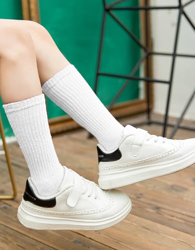 2 Pairs Kids Slouch Socks Girls Toddler Knee High Tube Long Boot Crew Slouch Socks3