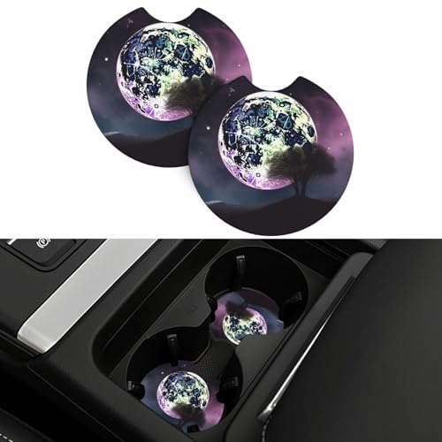 Portavasos para auto 2 piezas accesorios interiores universales miniatura 7