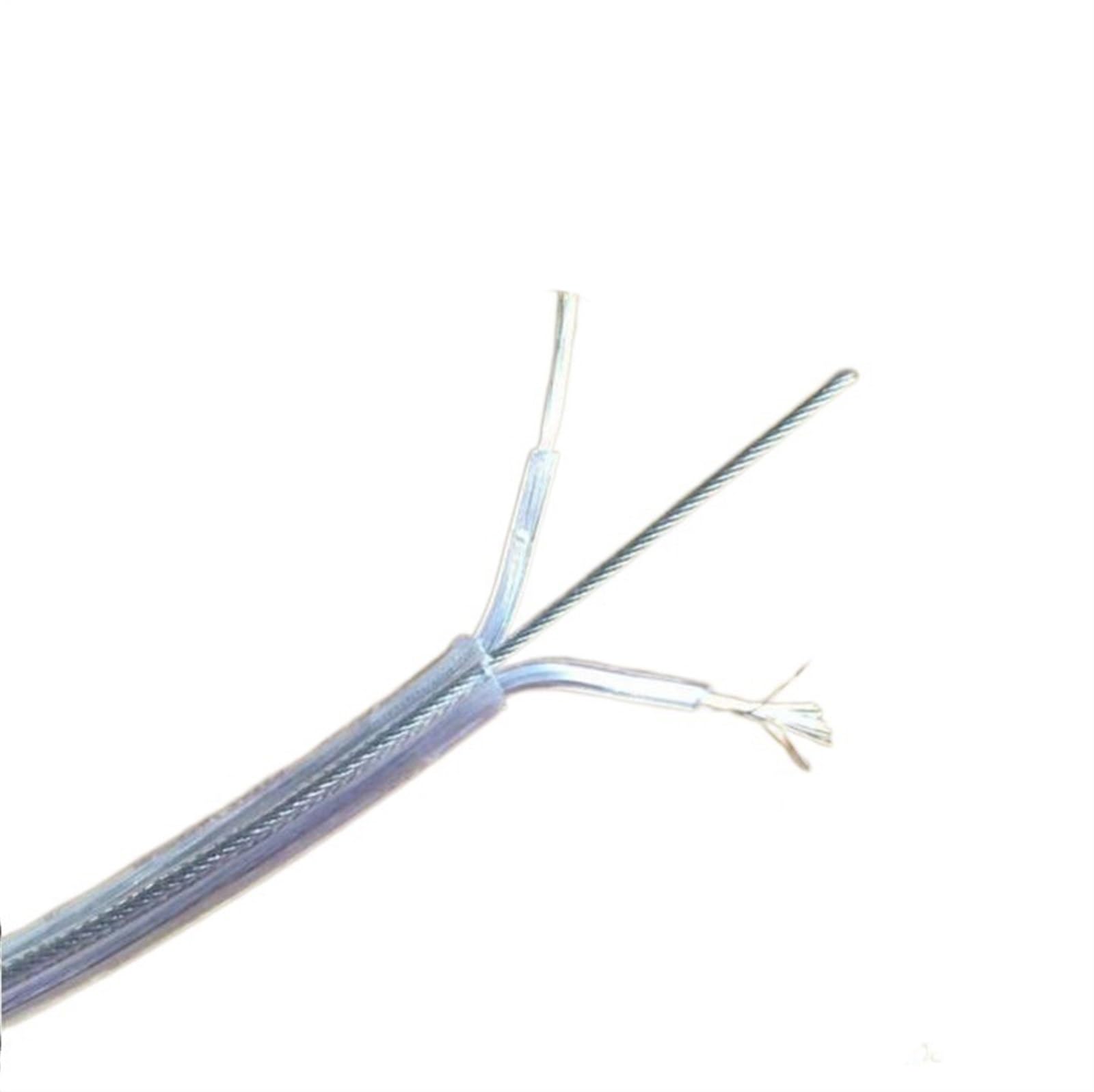 Cavo Elettrico di prolungaelettrico di Estensione. Cavo di Alimentazione for Lampada a Sospensione Trasparente, 2 Cavi elettrici da 0,75 mm(20meter)