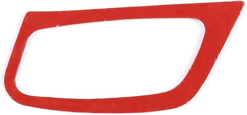 Fit for BMW X5 X6 E70 E71 2008-2013 Car Key Start Position Decoration Sticker, Soft Carbon Fiber Interior Frame Protection Accessories 1pc (Style A (LHD))