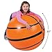 Fun Express XL Inflatable Basketball - Blows up to 30 Inches - Beach, Pool and Party Favors Toy - VBS Vacation Bible School Supplies/Decor
