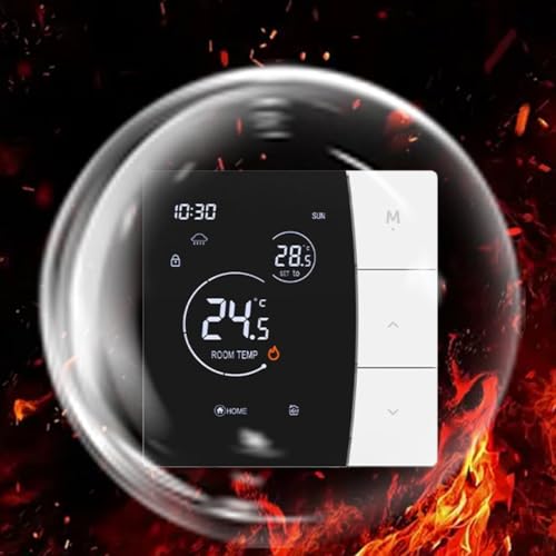 Thermostat intelligent programmable WiFi chauffage électrique et eau avec écran LED