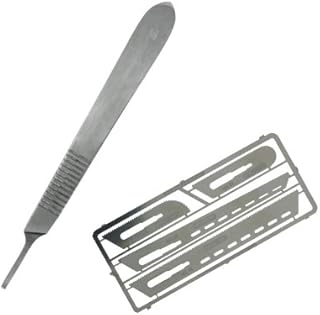 Modelcraft Precision Saw Set with Scalpel Handle, Silver