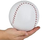 HAPPY DEALS Baseball Beach Ball Inflates | 12 Pack | 9 Inch Inflatable Baseballs | for Ages 3+