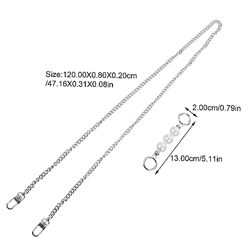 BESTOYARD 5 Peças Corrente De Extensão De Pacote De Metal Crossbody Bolsa Alça Corrente De Bolsa Com