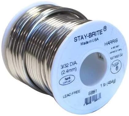 Miniatura 1 de Stay Brite SB51 Soldadura 332" 1 lb por J.W. Harris