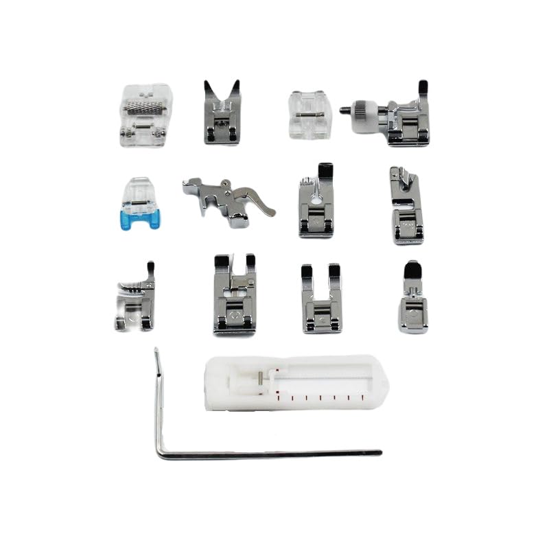 Set de 14 Piezas de Pies Prensatelas para Máquina de Coser miniatura 1