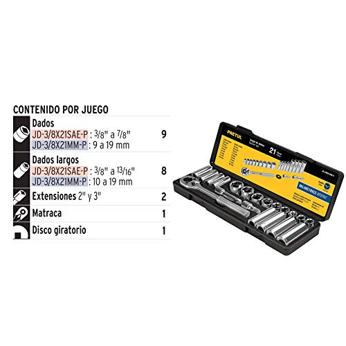 Herramientas Automotrices, Tools juego matraca y dados Marca Pretul (2)