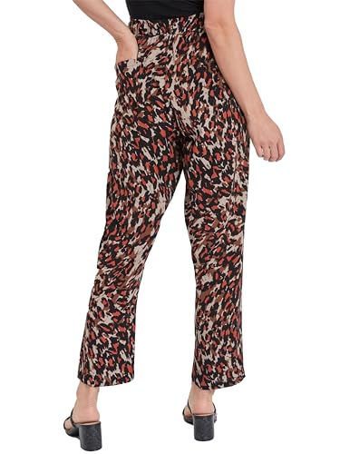 Royalty For Me Womens Women's Straight Tapered High Rise Drawstring Waistband Pants Lifestyle Collection3