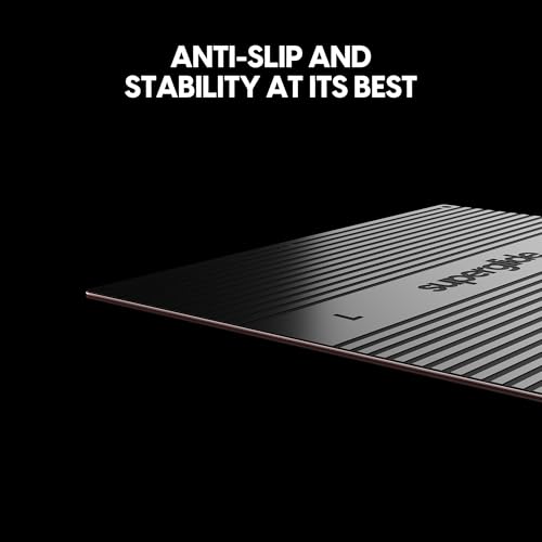 pulsar superglide glass gaming mouse pad v2 alumino-silicate glass surface anti-slip fully molded high-density silicone rubber 165in x 13in l red