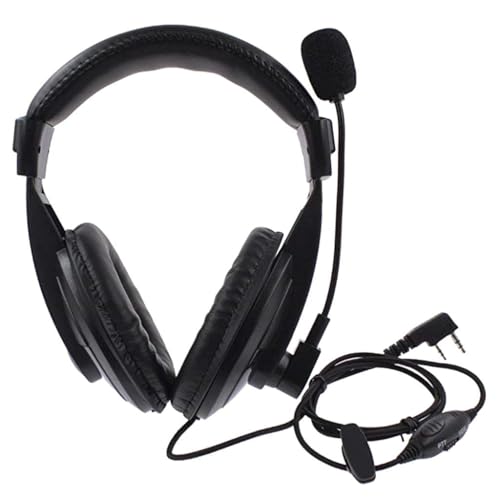 Image of Artek K-Type Earpiece Microphone Headset Cable for Baofeng UV-5R, UV-5RE, UV-B5, BF-888S and Other Compatible Two-Way Radios - Clear Communication and Hands-Free Operation
