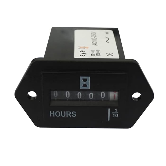 Buy Dazory SYS1 Hour Meter Digital Industrial Sealed Timer Counter