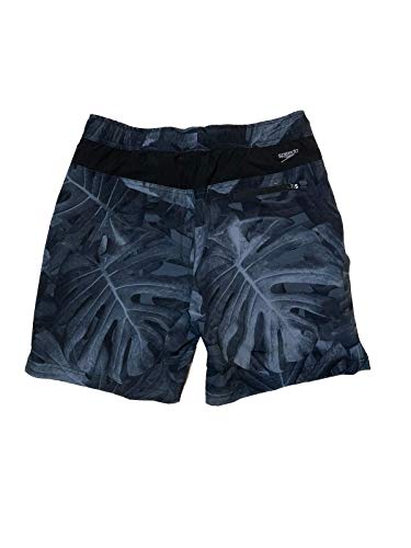 Speedo Men's Tech Volley UPF 50+ Active Stretch Water Repellant Shorts (Speedo Black, Medium)2