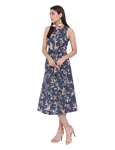 Image of oxolloxo Women's Cotton Tunic Knee-Length Dress
